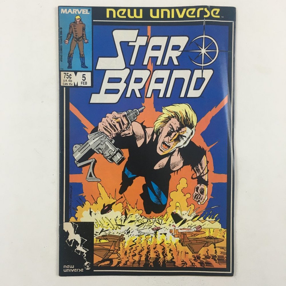 Star Brand #5 Marvel New Universe 1987 1st Print Vintage Copper Age Comic Book